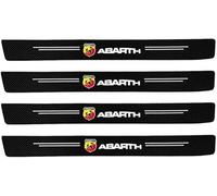 DZYYDS Auto Battitacco Adesivi Soglie Porte per Abarth 595,Fibra di Carbonio Protezione Battitacco Pellicola Carbonio Adesiva Anti-graffio Antiusura AntiGraffio Car Accessori