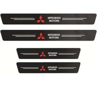 DZYYDS Auto Battitacco Adesivi Soglie Porte per Mitsubishi L200 Club Cab,Fibra di Carbonio Protezione Battitacco Pellicola Carbonio Adesiva Anti-graffio Antiusura AntiGraffio Car Accessori