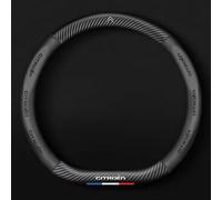 DZYYDS Auto Protezione Custodia Volante per Citroen C4 C-Quatre,Pelle Microfibra Copertura Volante con Auto Logo Emblema Protezione Custodia Volante Accessori Auto Interno,D