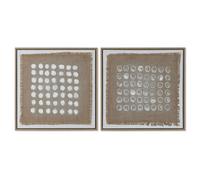 E_0002_S3058566 Home Esprit Quadro Home ESPRIT Bianco Beige Moderno 60 x 3,8 x 6