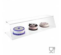 DesignPlex Parafiato in plexiglass trasparente per alimenti - Misura: 90x30x H20 cm