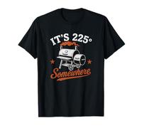 è 225 da qualche Parte Divertente BBQ Grilling Pitmaster Carne Maglietta