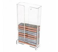 E-234 ECC-B Espositore porta cartine per trinciato da parete in plexiglass trasp