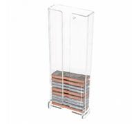 E-234 ECC-D Espositore porta cartine per trinciato da parete in plexiglass trasp