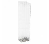 E-235 ECL-D Espositore porta cartine per trinciato da parete in plexiglass trasp