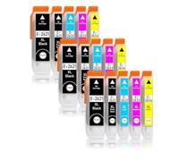 E 26XL - Cartucce di ricambio per Epson Expression Premium XP-510, XP-520, XP-600, XP-605, XP-610, XP-615, XP-620, XP-625, XP-700, XP-710, XP-720, XP-800, XP-810, XP-820 (15)