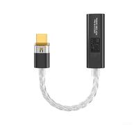 e 3,5 mm per decoder audio HiFi per il miglioramento del suono ad alta fedeltà portatile su dispositivi mobili e desktop (nero)