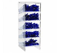 E-410 EPP-A Porta penne da banco in plexiglass trasparente DA BANCO 5 12.00 16.0