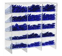 E-410 EPP-C Porta penne da banco in plexiglass trasparente DA BANCO 15 35.00 16.