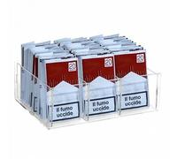 E-419 VPT-C Espositore in plexiglass trasparente da banco per buste di trinciato