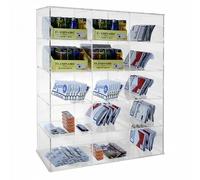 E-427 VPT-D Espositore universale in plexiglass trasparente porta cartine, sigar