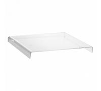 E-433 PBC-C Espositore in plexiglass trasparente da banco porta cartine - L 25 x