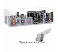 E-442 PBC-B Espositore in plexiglass trasparente da banco porta cartine - L 50 x