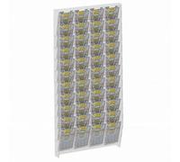 E-476 EGV-N Espositore schedine e gratta e vinci da parete in plexiglass traspar