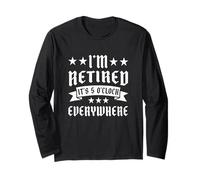È 5 O'Clock Everywhere I'm Retired Summer Party Maglia a Manica