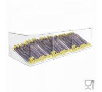 E-501 PCR-A Porta caramelle in plexiglass trasparente con Ripiano Inclinato DA