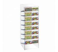 E-511 EGV-G Espositore gratta e vinci da banco in plexiglass trasparente DA BANC