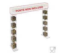 E-671 PCR Coppia di piedi portacaramelle per struttura a ponte