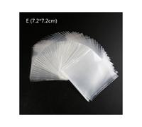 (E 7,2x7,2cm) 100 bustine protettive per carte da gioco magiche, tarocchi, carte da poker Three Kingdoms