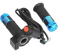 E - Acceleratore a pollice per bicicletta con display digitale LCD della tensione, indicatore di alimentazione della batteria universale da 12 V a 99 V per bici elettriche, include sensore lineare