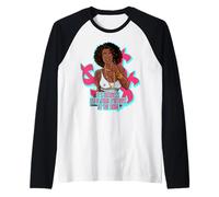 È Affari Lasciare Le tue Emozioni alla Porta Melanin Sista Maglia con Maniche Raglan