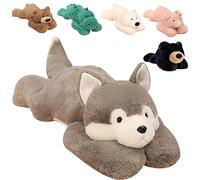 E-ALLDIR Weighted Anxiety Stuffed Animal, Weighted Anxiety Dinosaur Plush Toy Throw PillowWeighted Plushie Cute Soft Stufed Animal Plushies Toy Doll Pillow for Fans Collectible Kids Surprise Gift