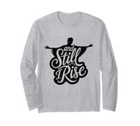 E Ancora io Aumento Melanin Black History Giustizia razziale Donne Maglia a Manica