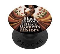 E ancora io aumento Melanin Black History Giustizia razziale Donne PopSockets PopGrip Adesivo