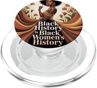 E ancora io aumento Melanin Black History Giustizia razziale Donne PopSockets PopGrip per MagSafe
