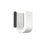 E-Autos.de U-Hook - Supporto per cavi per tutte le scatole da parete I, colore: bianco I Acciaio inossidabile rivestito I Viti di fissaggio incluse