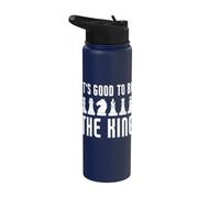 È bello essere il re scacchi divertenti Stainless Steel Insulated Water Bottle