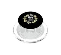 È bene con la mia anima, versetto della Bibbia cristiana, corona di margherite PopSockets PopGrip per MagSafe