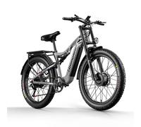 E-bike 26" Doppio motore 2000W 48V Biciclette elettriche 840WH Doppio shock MTB