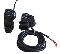 E-Bike 3-in-1 Switch Headlight Gear 22mm(turn signal) | 3-in-1 function, headlight and gear control, flip switch design, 22mm fit, easy install