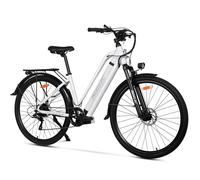 E-bike da città Paselec TX10 con batteria da 48V 19,2Ah - Bianca - Nouvo