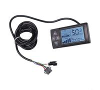 E-Bike Display LCD 24 V 36 V 48 V con protocollo 02OMD, IP65 impermeabile pannello strumenti per bicicletta elettrica per manubrio 22,2 mm, schermo livello batteria