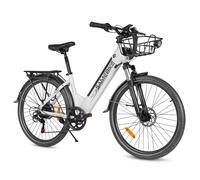 E Bike RS-A01 36V15AH Batteria Doppia sospensione Assorbimento degli urti Bici elettrica Pneumatico da 26 pollici Bicicletta elettrica per tutti i terreni RS-A01 Pro black