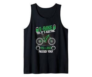 E-Bike Yes It's Electric I Just Passed You Biker Canotta