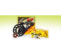 E-BIKERS.IT/DID Kit trasmissione catena corona pignone compatibile con HONDA NC 750 S - X 2014 2015 2016 2017 2018 2019