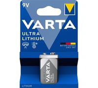 e-Block Batteria 9V Ultra Litio 1200 MAH Lunga Durata Ul-Anerkannt Fumo