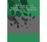 E Book Business Word Info Mapping Research Workbook