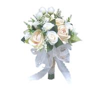 e bouquet da sposa leggero con pizzo una splendida composizione floreale