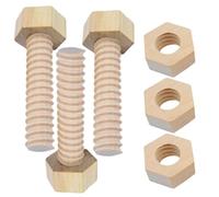 e bulloni assortimento | Nut e bulloni da stress 3pcs/set di giocattoli per terapia occupazionale in legno che apprendono i giocattoli per vite fai-da-te per i bambini 1-3 bambini bambini baby pre-sc