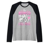 È Bunco Night Let's Roll Funny Bunco Player Game Women Maglia con Maniche Raglan