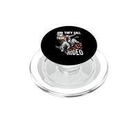 E chiamano quel rodeo toro che cavalca cowboy del Texas occidentale PopSockets PopGrip per MagSafe