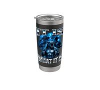 È ciò che Alpha Wolf Meme Sayings Beta Unhinged Brainrot Bicchiere termico in acciaio inox doppia parete
