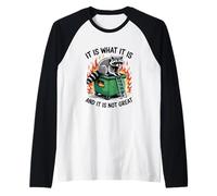 È ciò Che Non è Un Grande Fuoco del cassonetto del Procione Maglia con Maniche Raglan