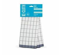 E-Cloth Blu Tradizionale Classico a Quadri Cucina Tè Telo Super Molto Assorbente