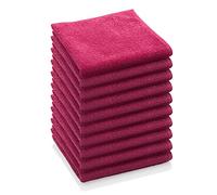 E-Cloth Panno per Uso Generale, Microfibra, Rosso-Confezione da 10, Standard Packaging, unità