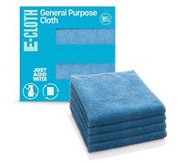E-Cloth Panno per Uso Generale, Microfibra, Blu Alaskan-Confezione da 4, New Version, 4 unità